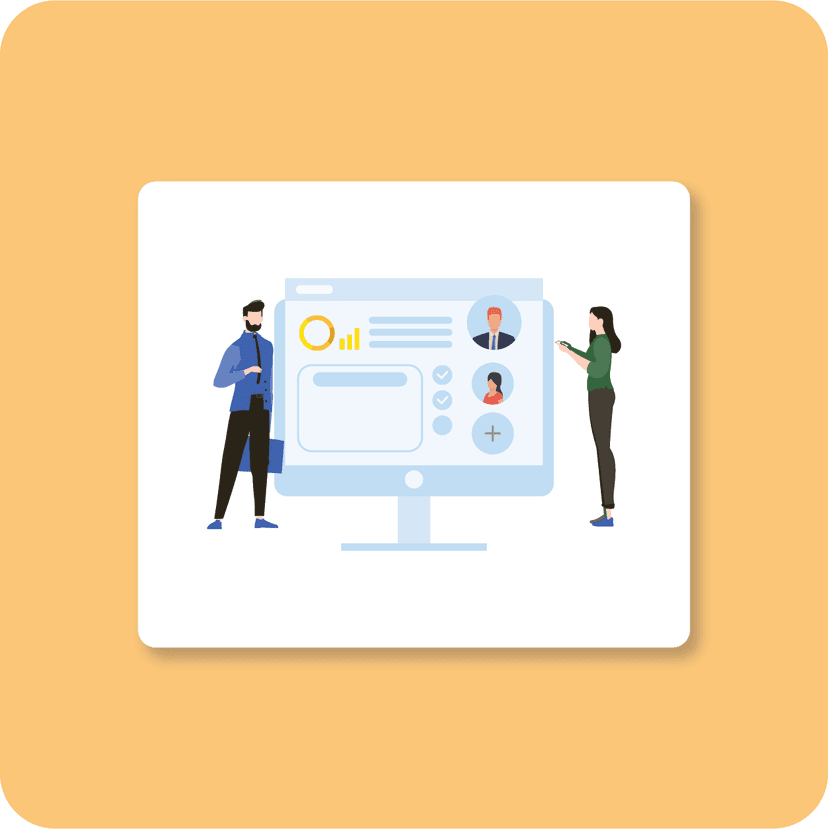 Analytics dashboard mockup